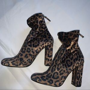 Steve Madden Velvet sock boots